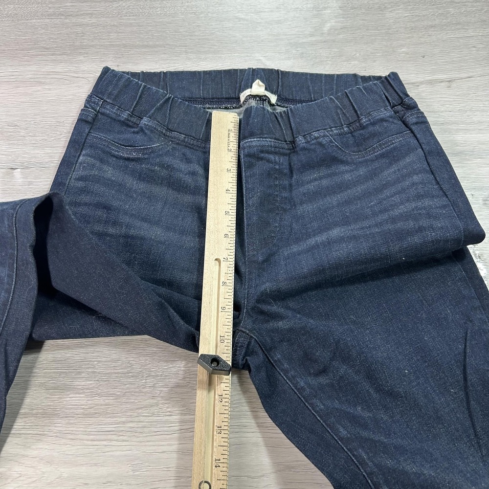 Eileen Fisher Jeans Womens XS Dark Wash Stretch Denim Skinny‎ Pants Pull On Blue - Picture 7 of 11